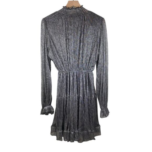 NWT O.P.T Lluvia Dress Silver Medium - Picture 13 of 14